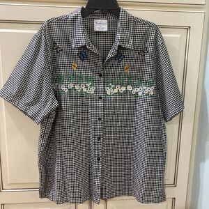 Westbound Women's Black and White Shirt